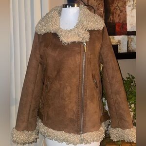 Michael Kors Shearling Aviator Jacket